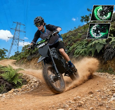 VIPCOO Electric Motorcycle Bike Electric Dirt Bike VC-H3