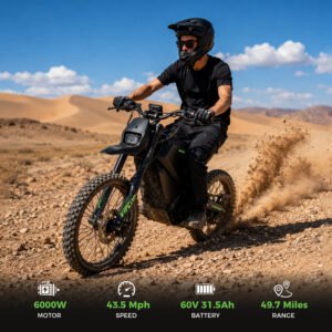 VIPCOO 6000W High-Performance Electric Dirt Bike VC-H6